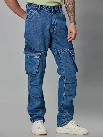 Alpha Crew Indigo Blue Denim Cargo