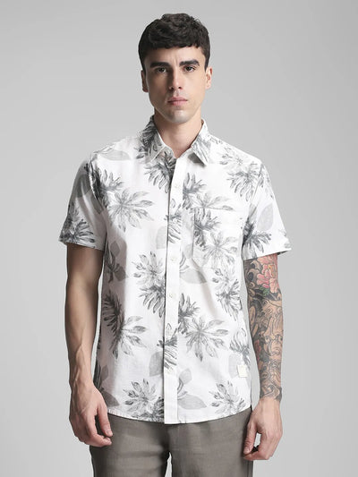 Olive Printed Shirt