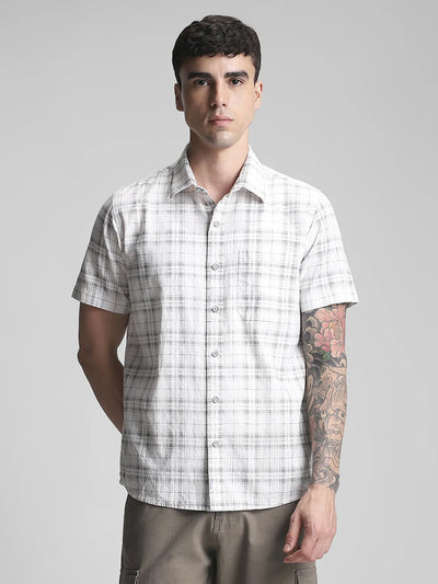 Grey Checkered Shirt