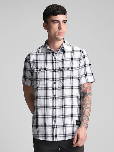 White Checkered Shirt