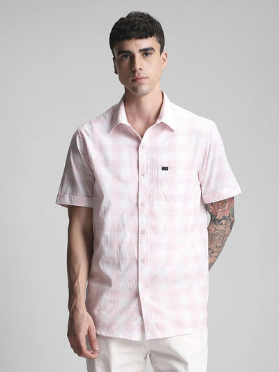 Pink Checkered Shirt
