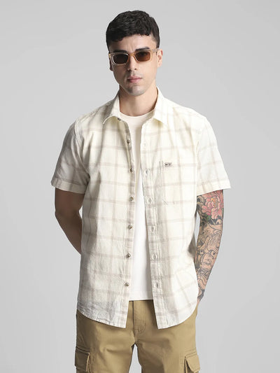Cream Checks Shirt