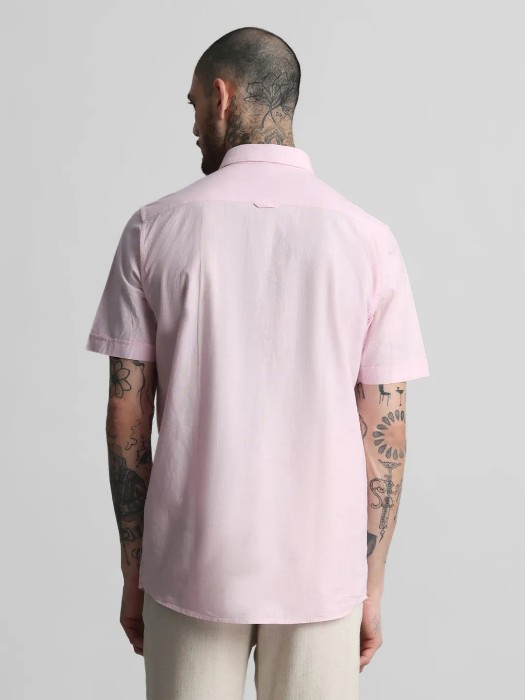 Pink Solid Shirt