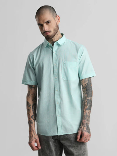 Sea Green Plain Shirt