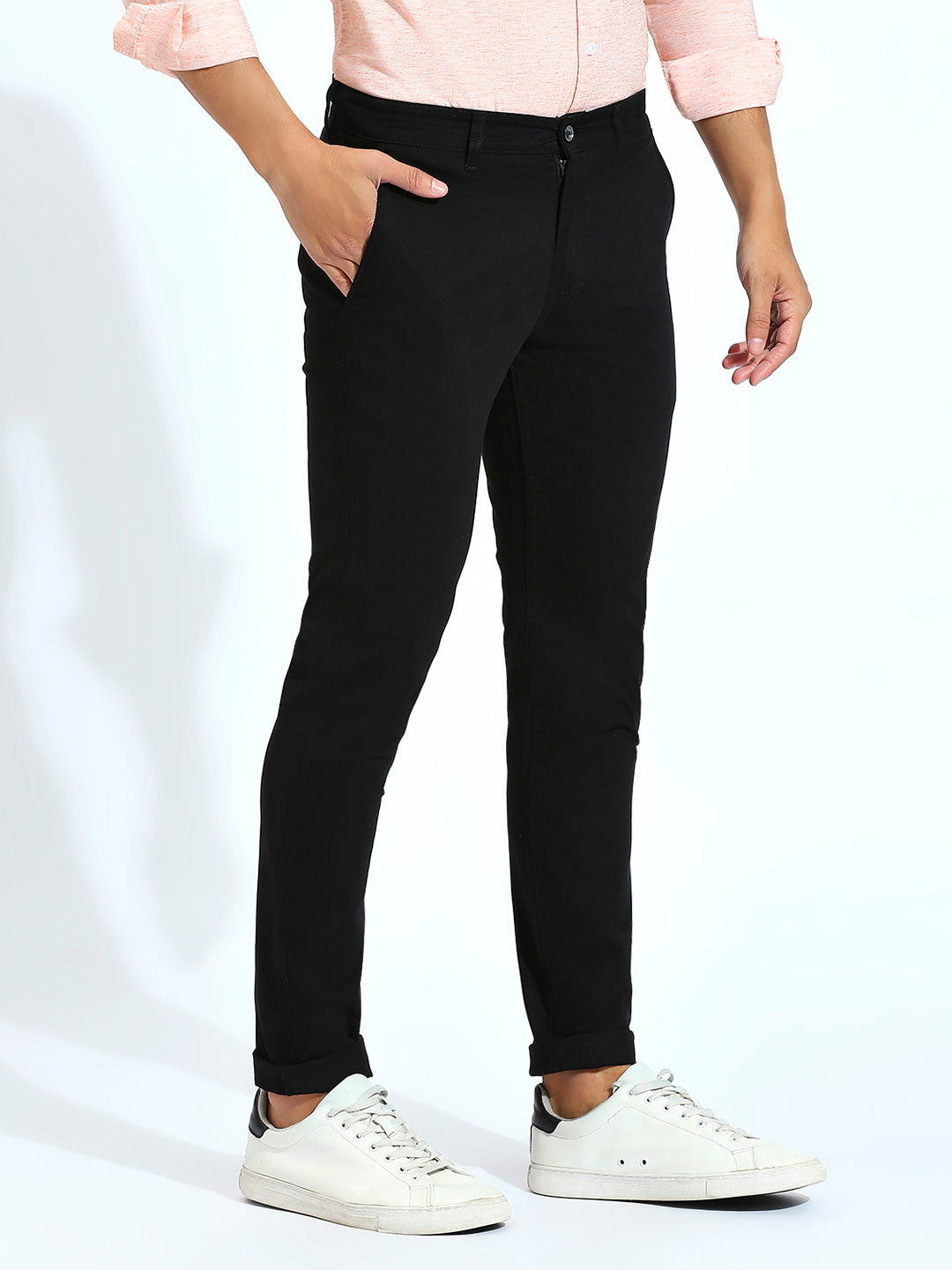 Black Tapered Narrow Fit Trouser