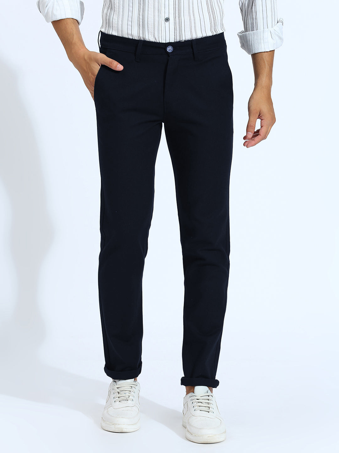 Navy Narrow Trouser