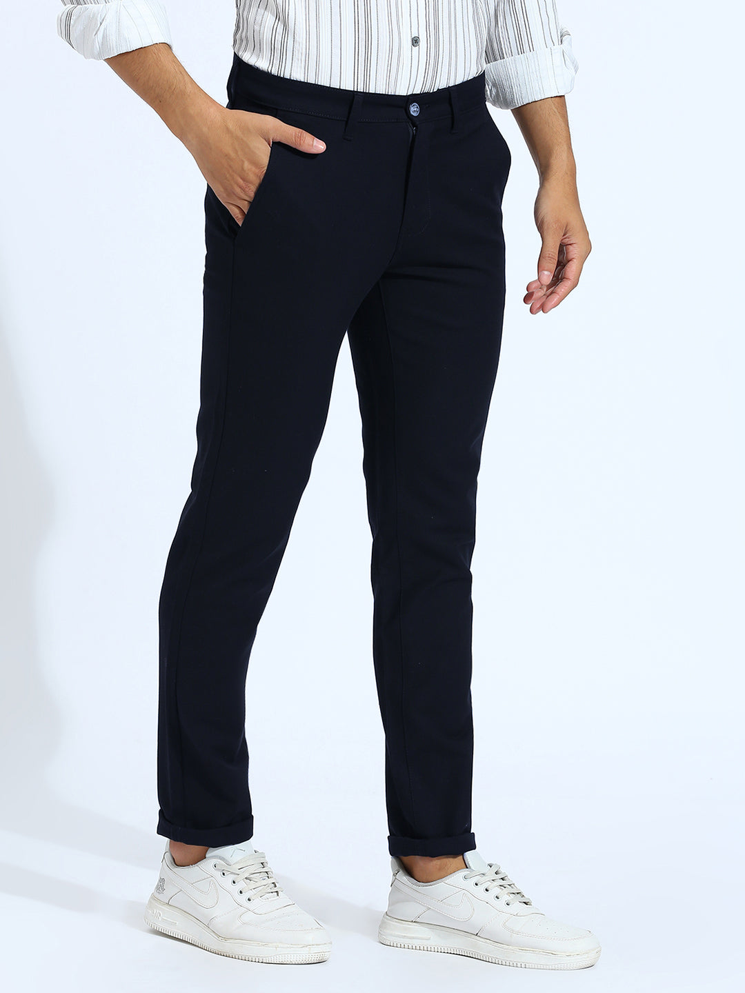 Navy Narrow Trouser