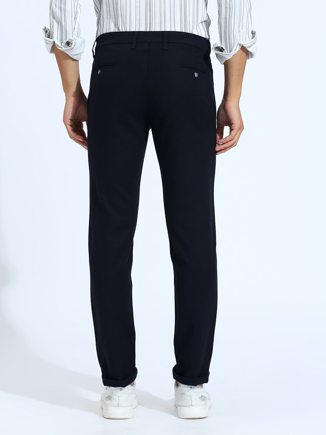 Navy Narrow Trouser