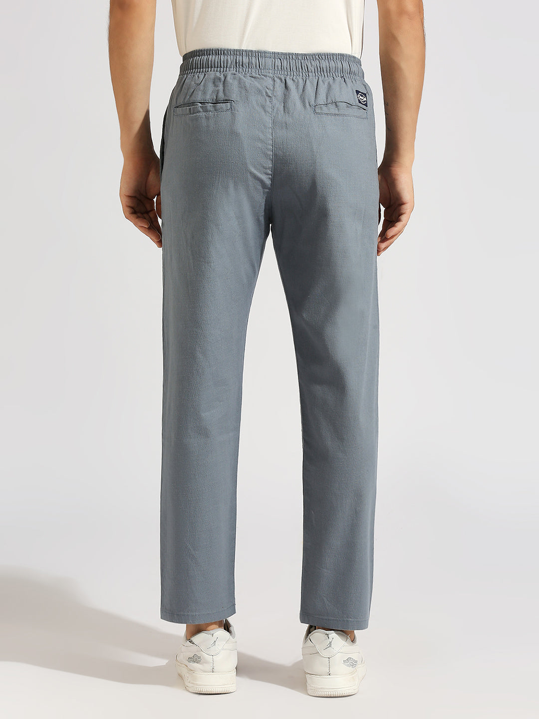 Grey Tapered Narrow Fit trouser pant