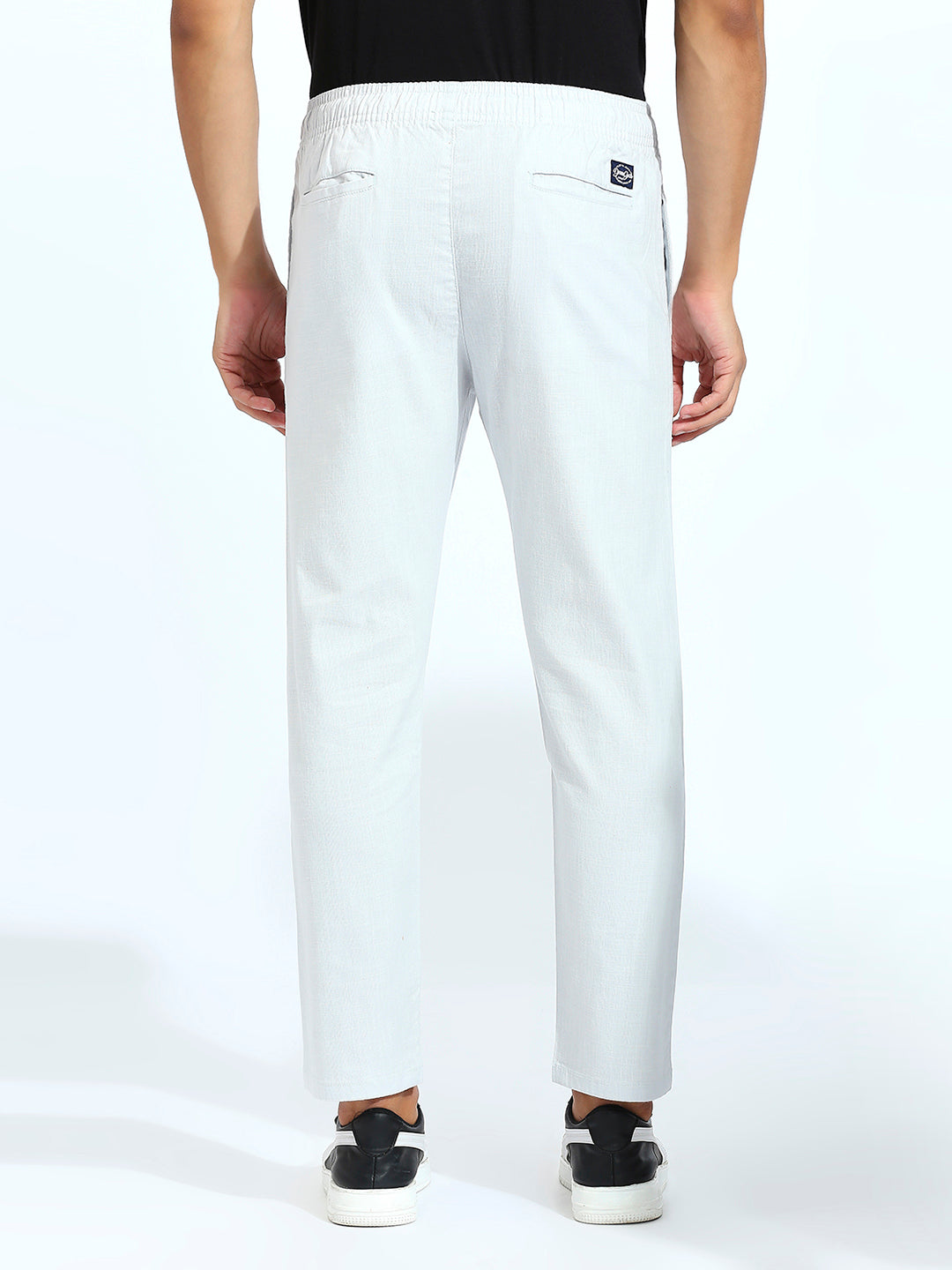 Light Grey Tapered Narrow Fit trouser pant