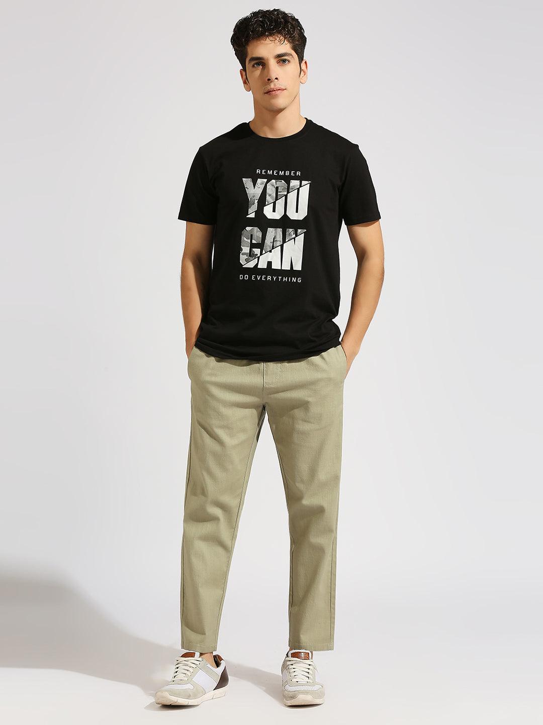 Khaki Green Tapered Fit All Day Pants