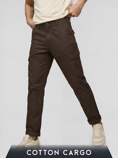 6 Pocket Brown Cargo Pant