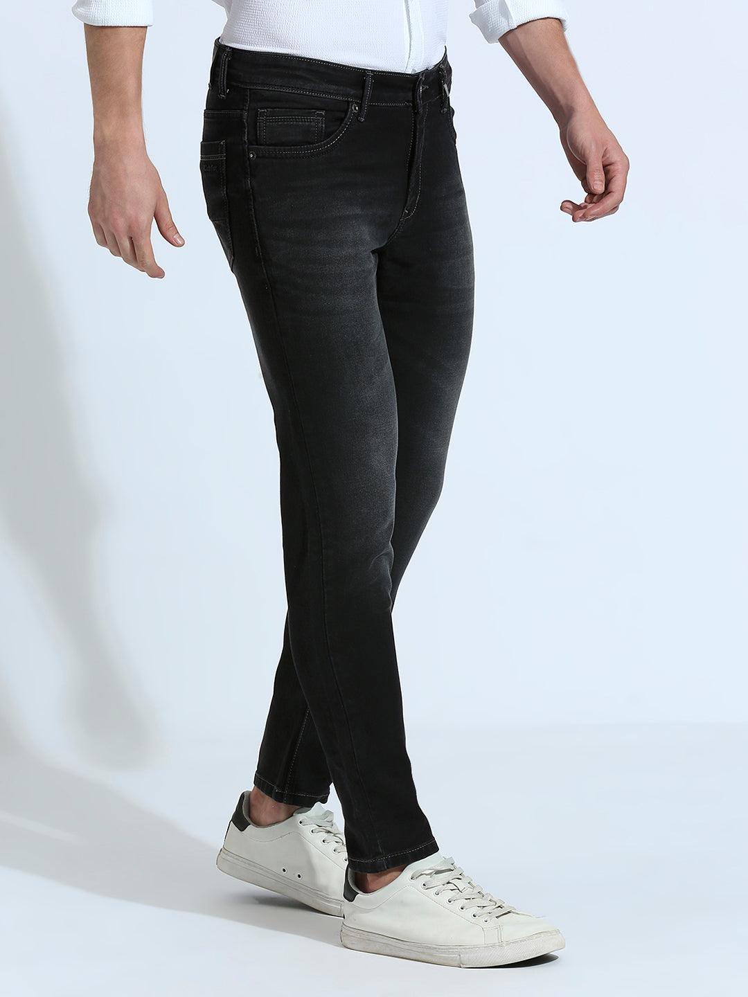 Phantom Black Hype Wash Ankle Fit Jeans