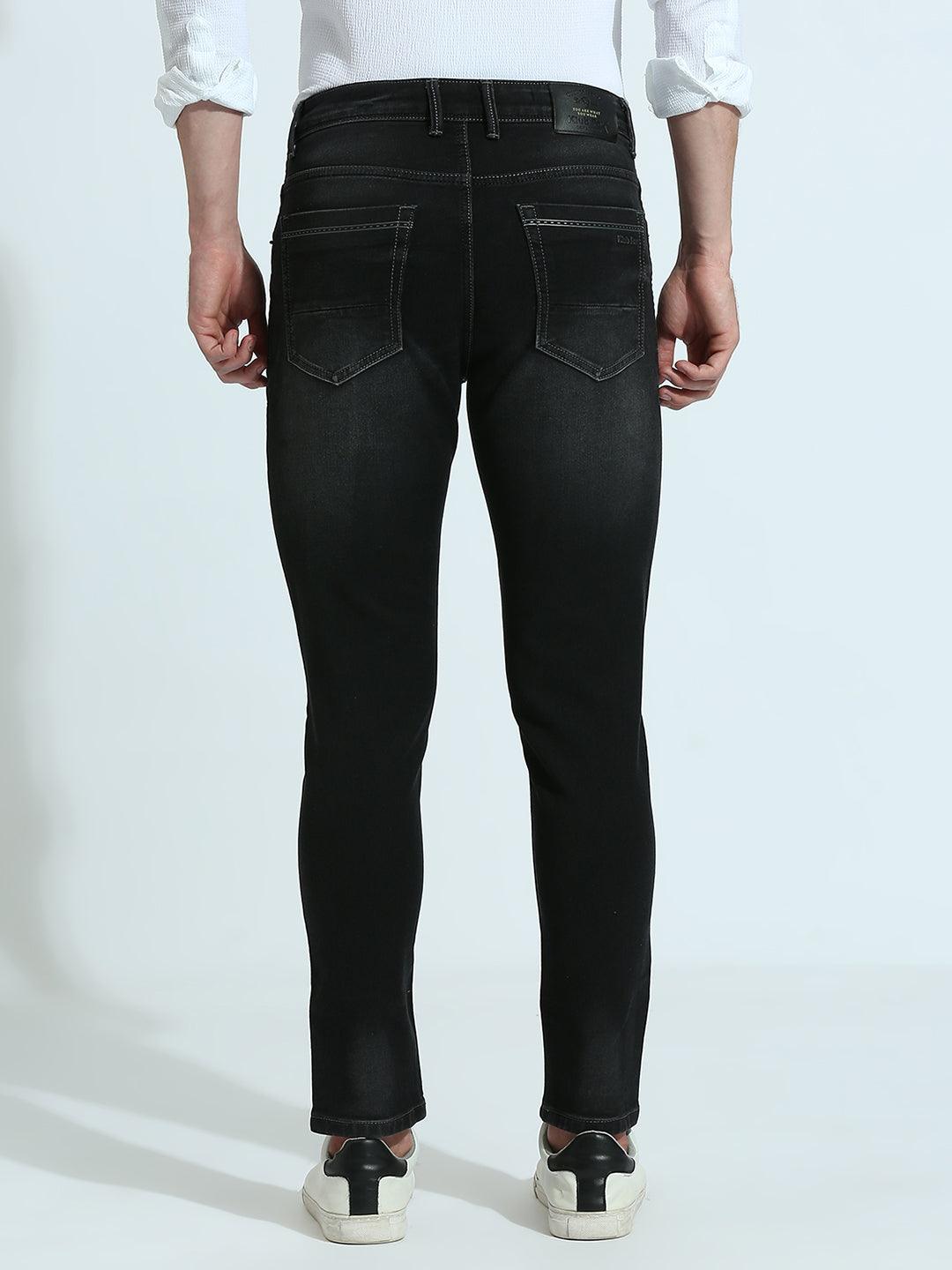 Phantom Black Hype Wash Ankle Fit Jeans