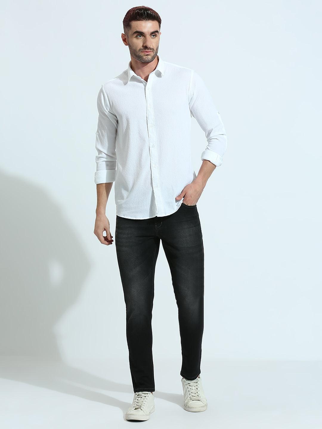 Phantom Black Hype Wash Ankle Fit Jeans