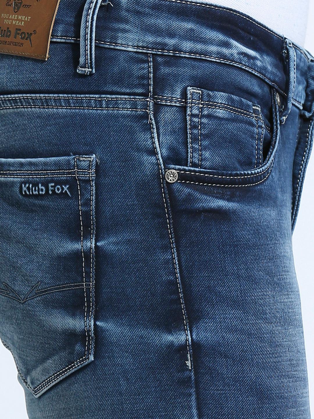 Stealth Blue Cloud Wash Slim Fit Jeans