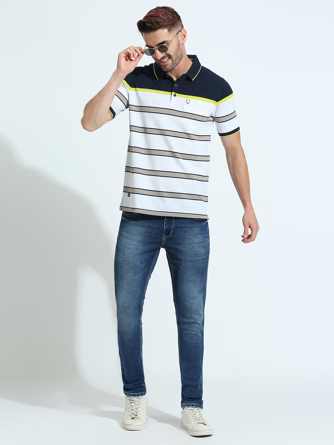 Stealth Blue Cloud Wash Slim Fit Jeans