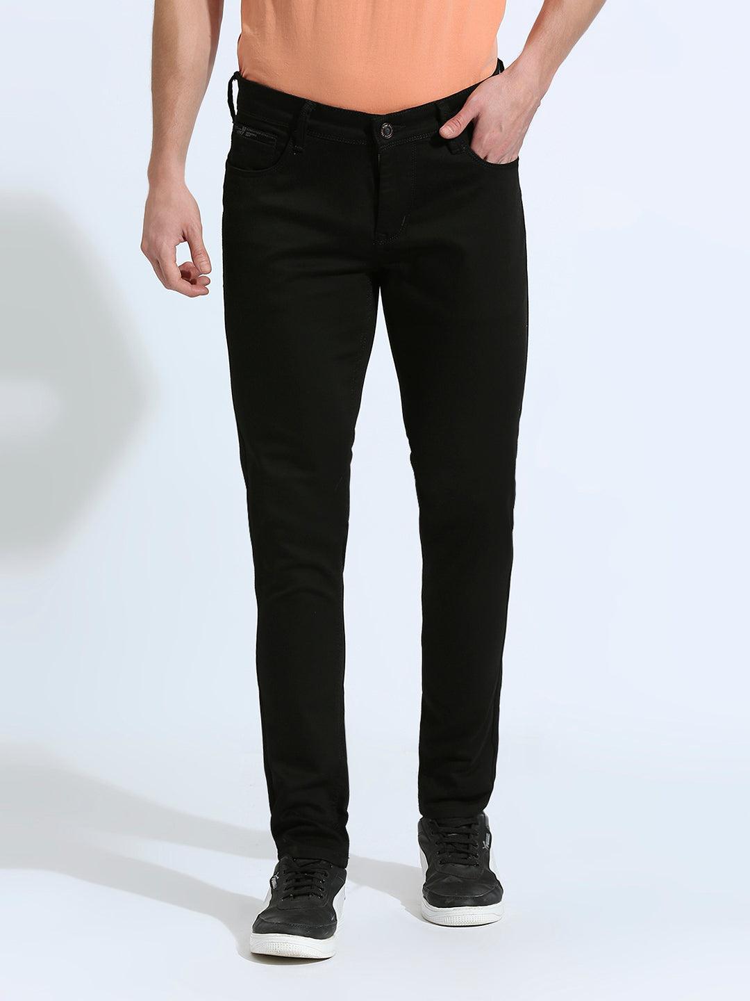 Minimal X Jet Black Slim Fit Jeans