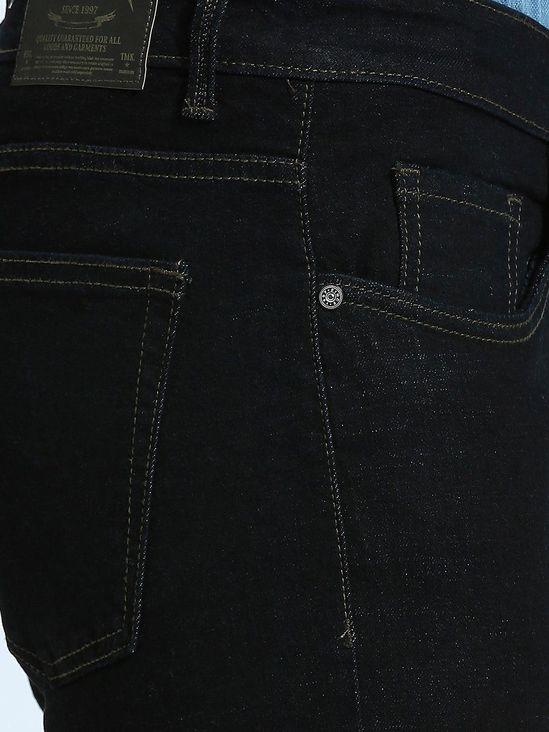 Minimal X Jet Black Straight Fit Jeans