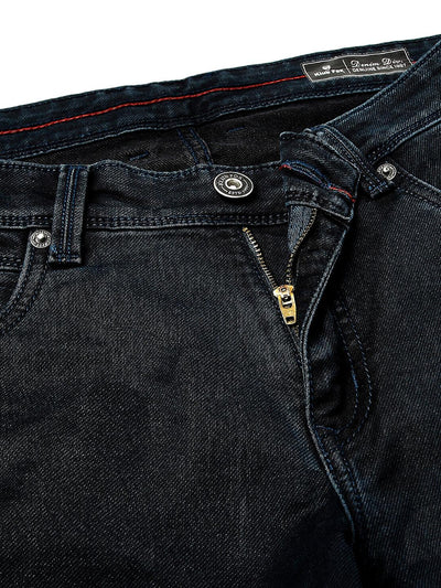 Stretchable Minimal X Midnight Black Slim Fit Jeans