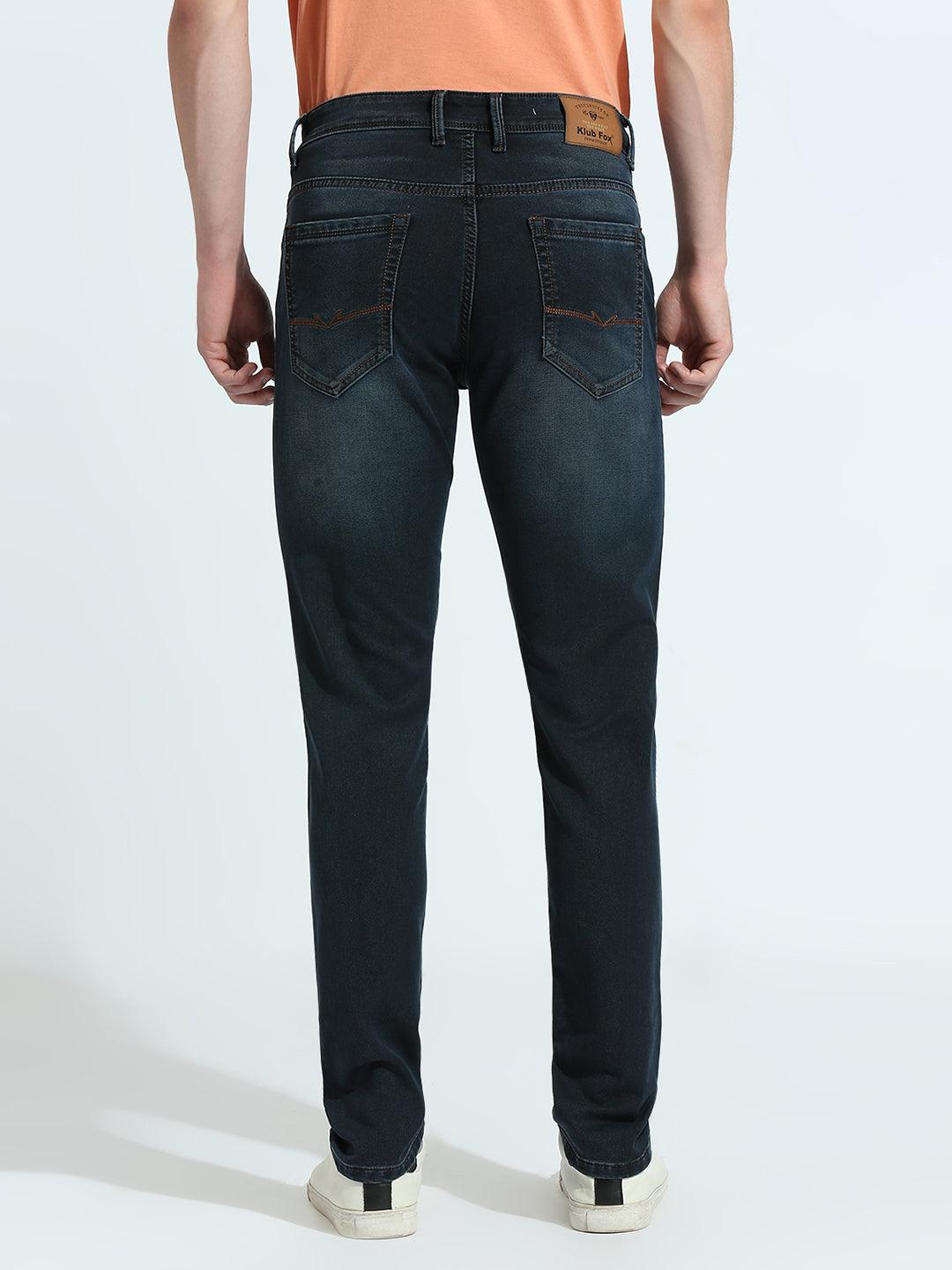 Marine Blue Hype Wash Slim Fit Jeans
