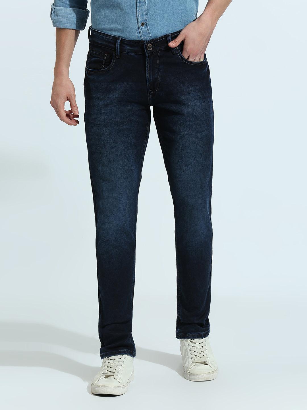 Space Blue Cloud Slim Fit Jeans