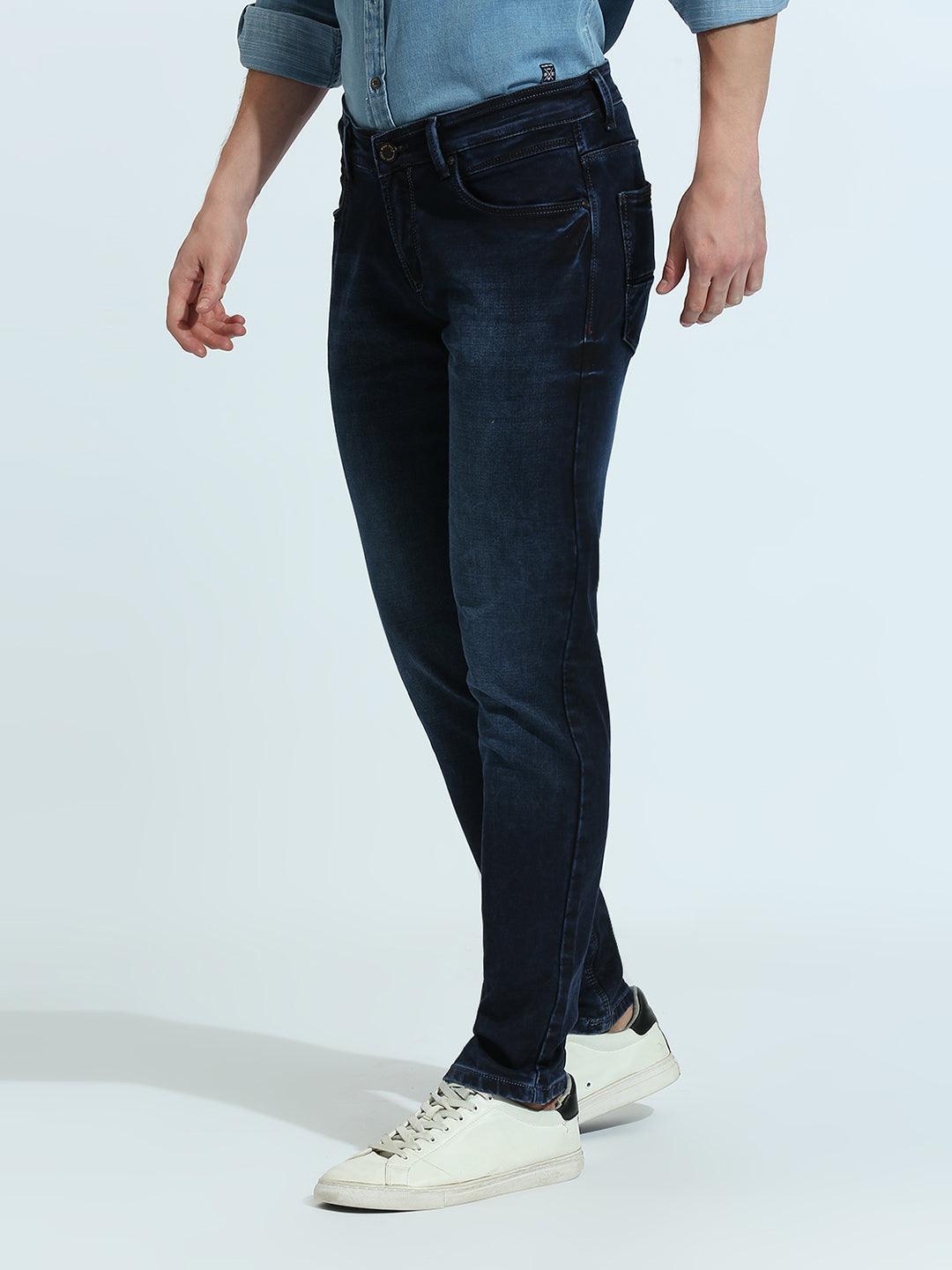 Space Blue Cloud Slim Fit Jeans