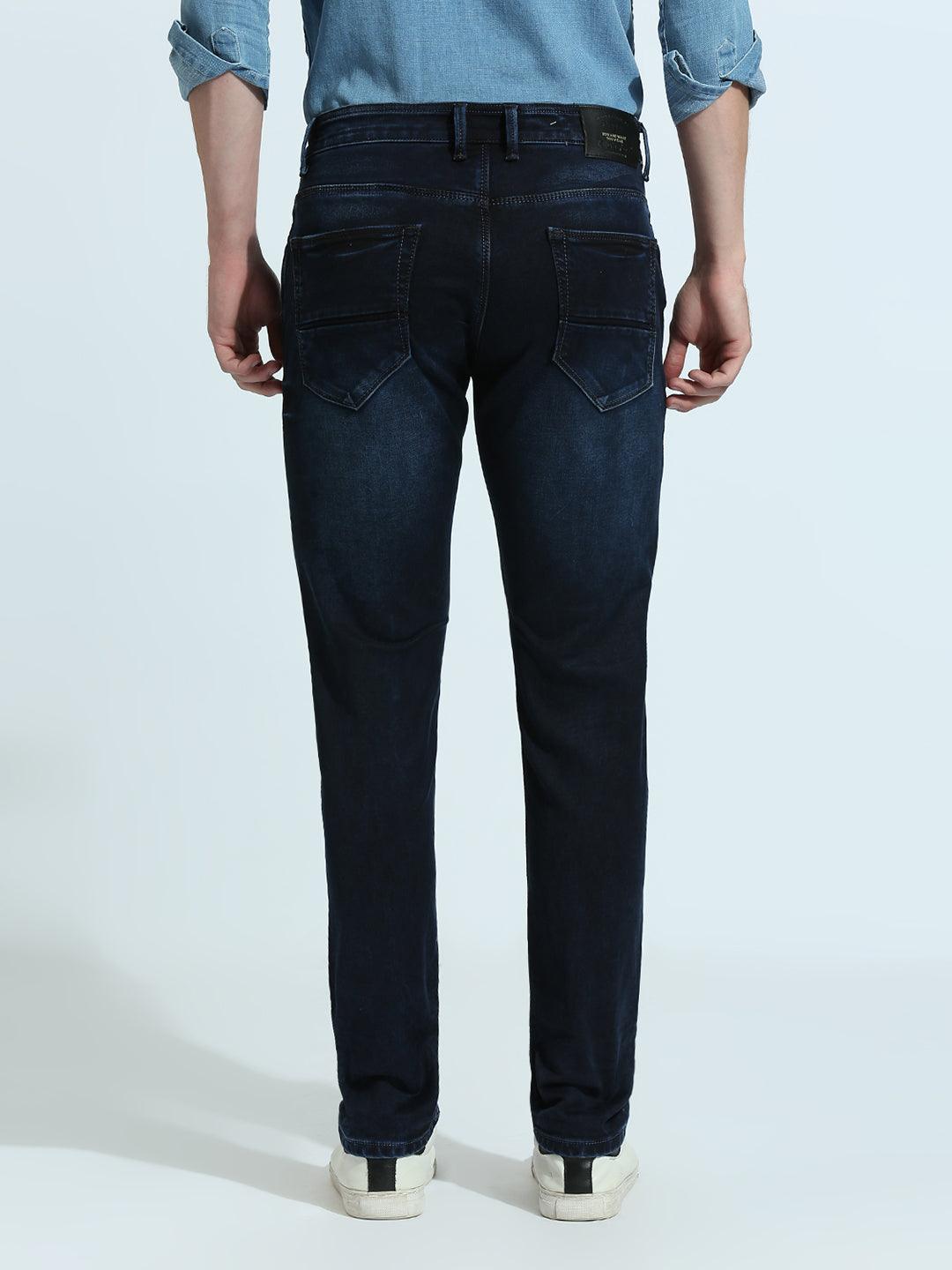 Space Blue Cloud Slim Fit Jeans