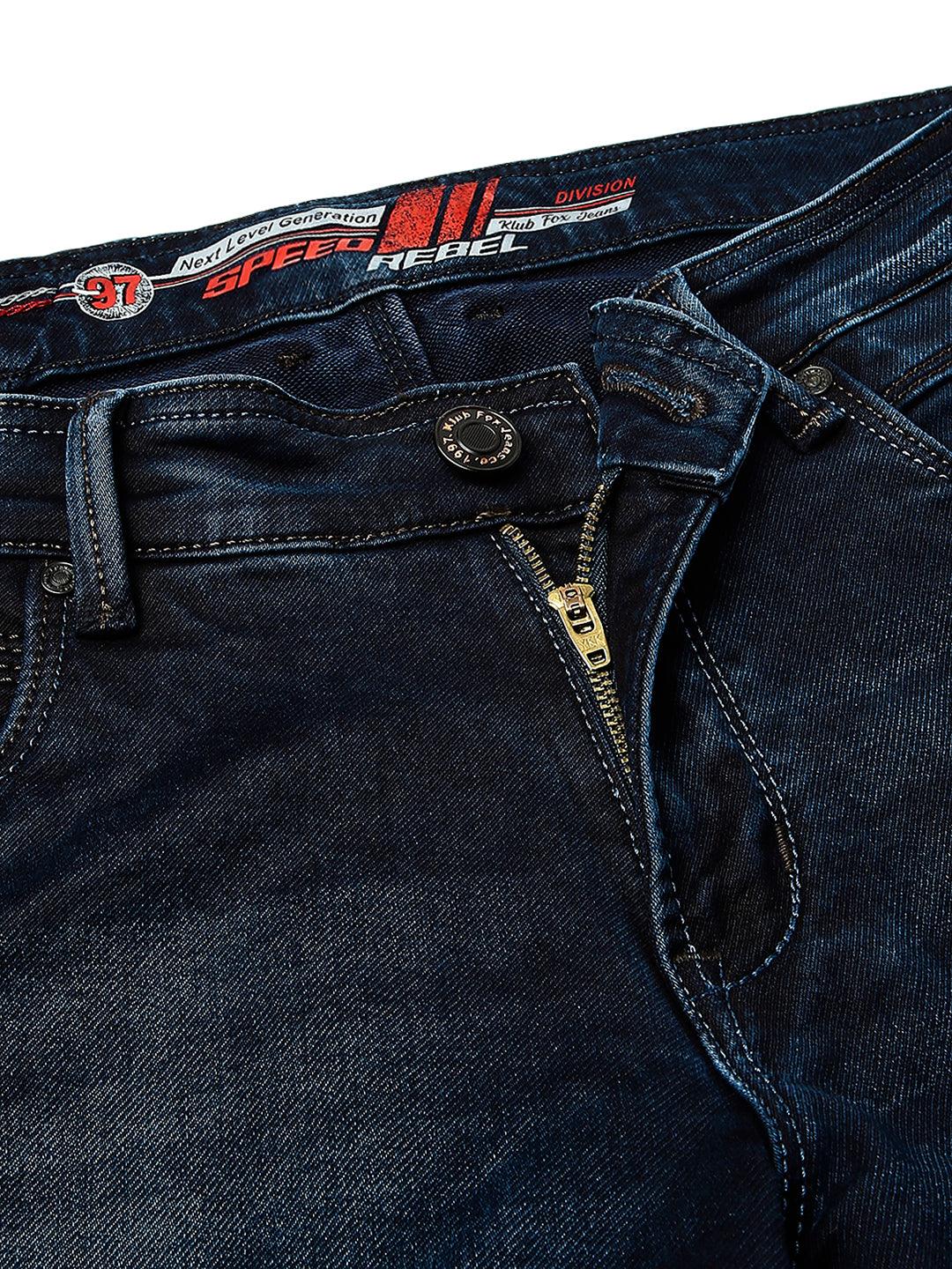 Space Blue Cloud Slim Fit Jeans