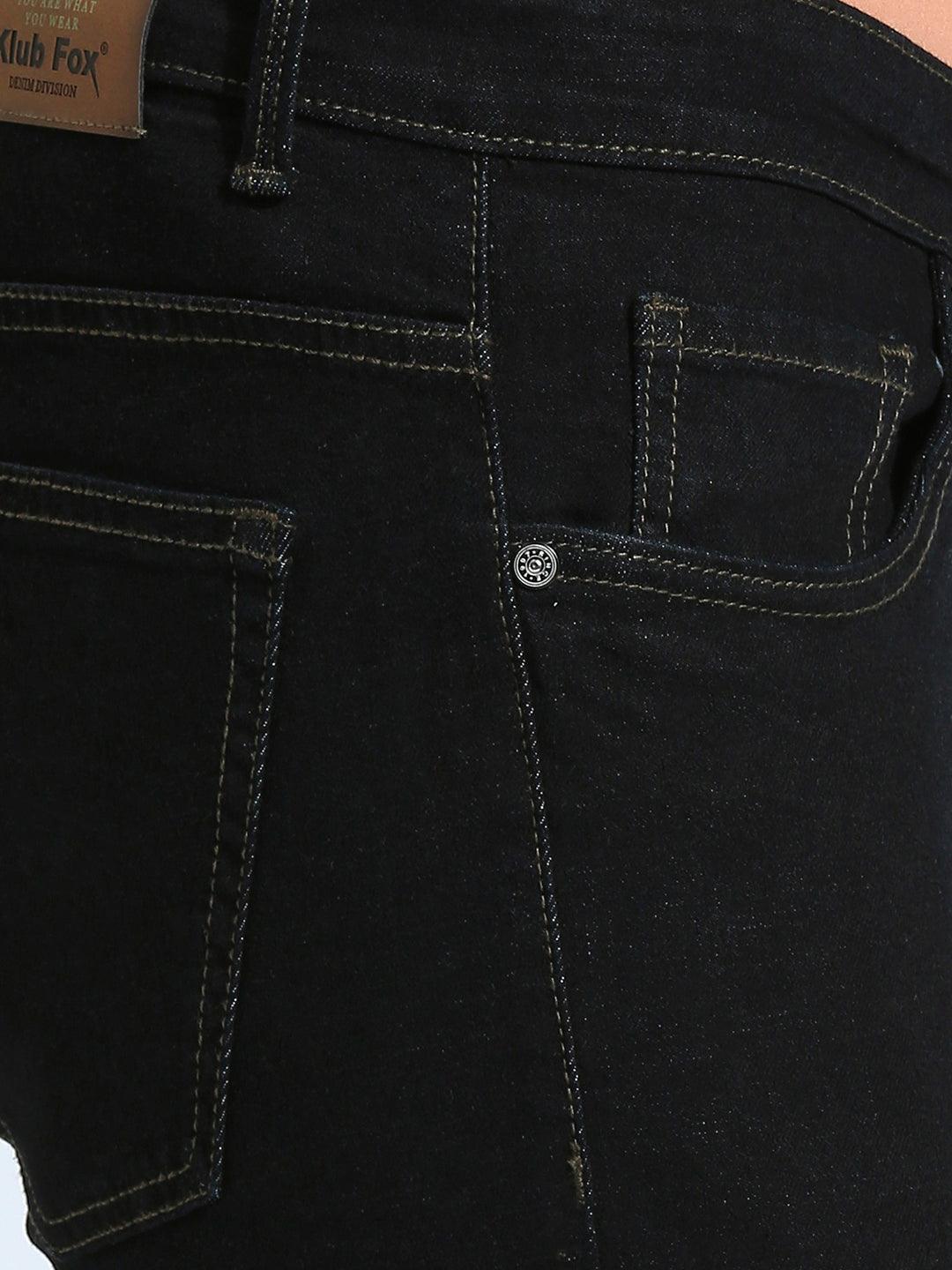 Midnight Black Raw Slim Fit Jeans