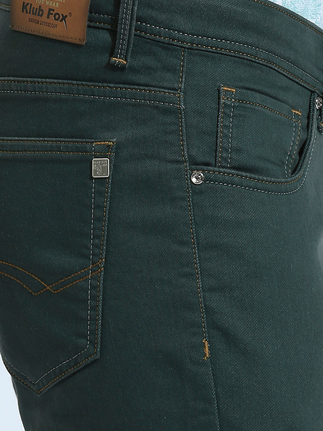 Olive Slim Fit Jeans