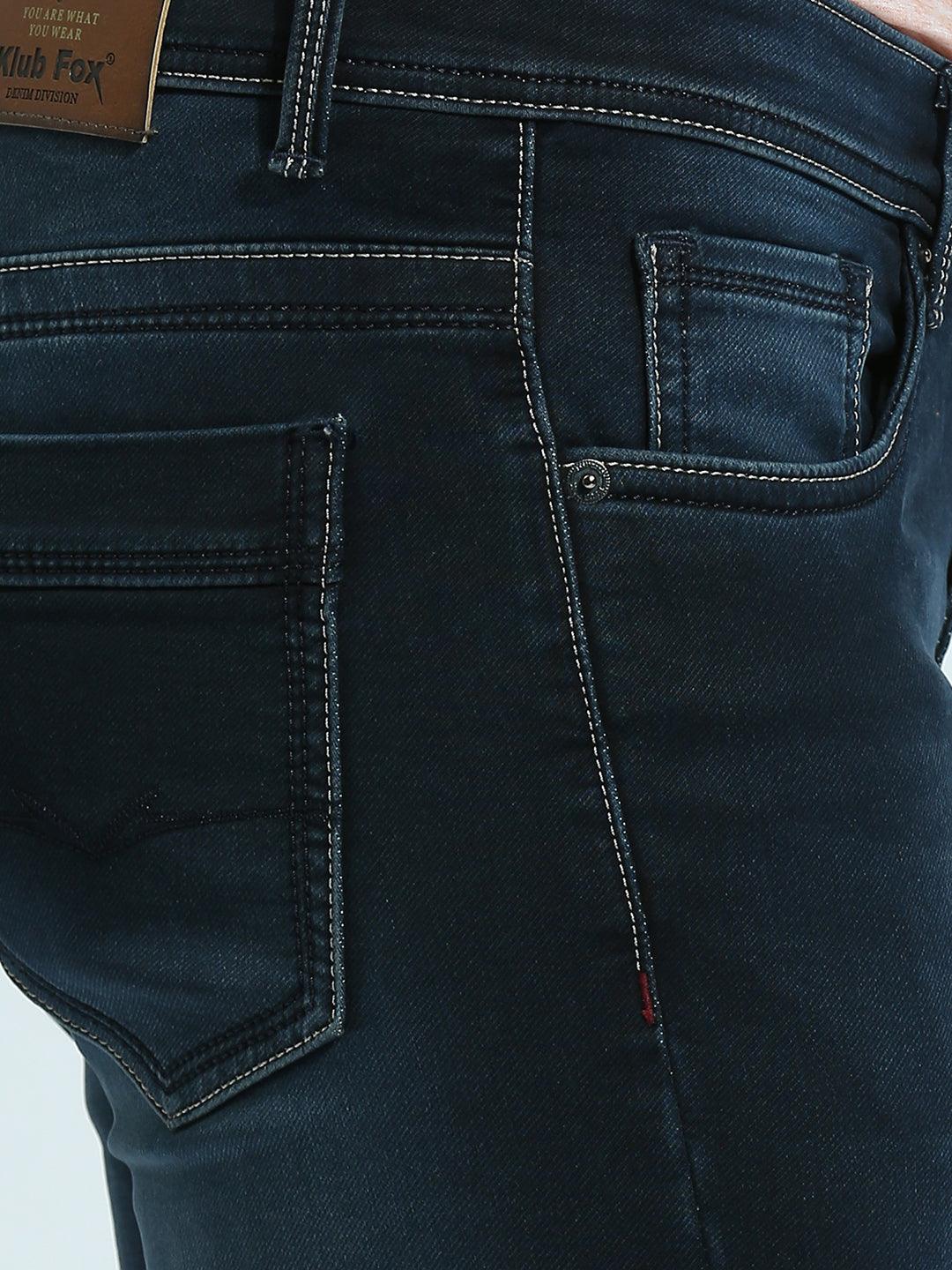 Space Blue Shadow Fade Slim Fit Jeans