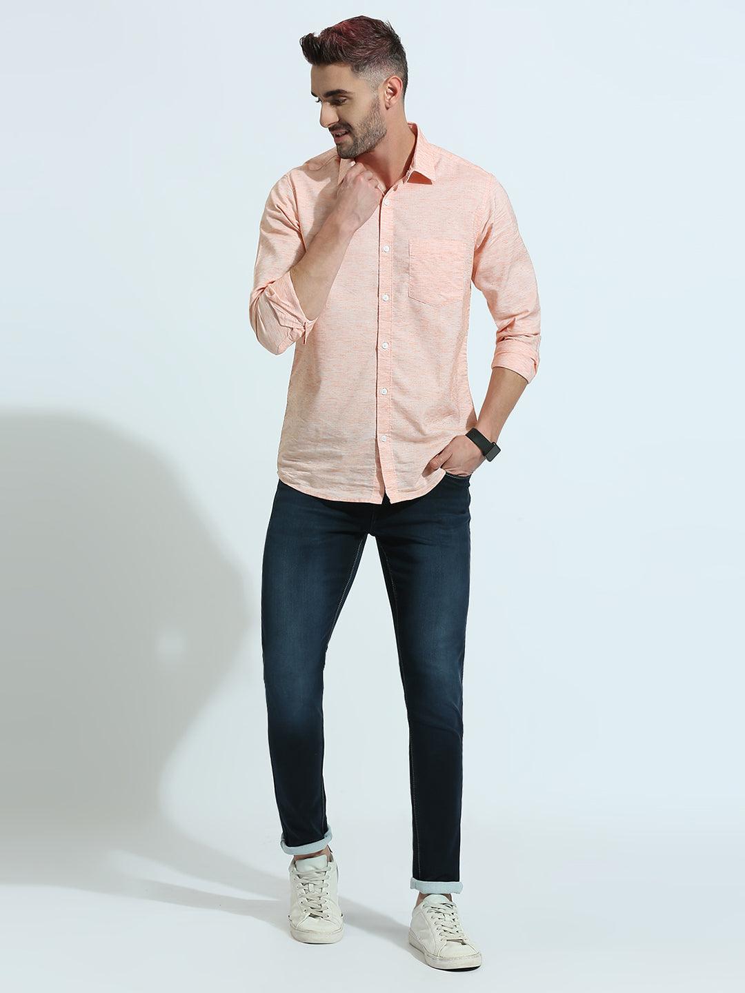 Space Blue Shadow Fade Slim Fit Jeans