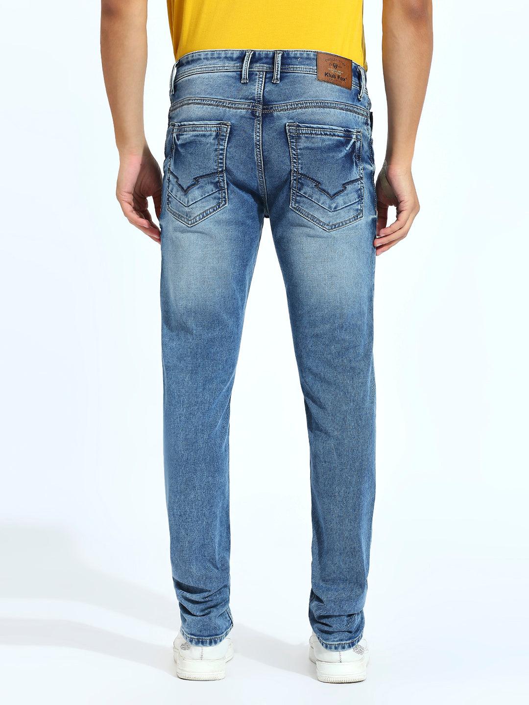 Shaded Blue Slim Fit Jeans