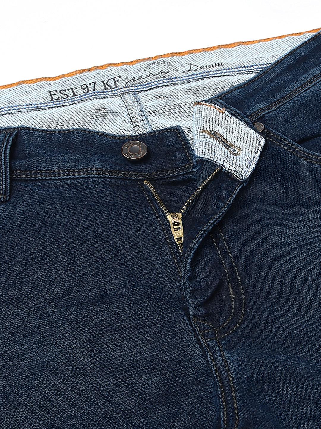 Admiral Blue Cloud Wash Slim Fit Jeans