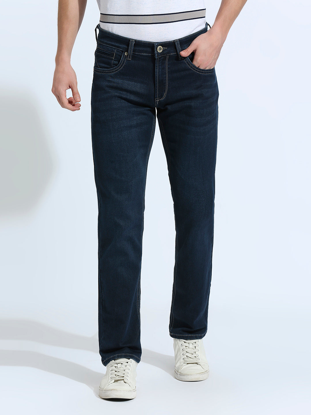 Indigo Dx Straight Fit Jeans