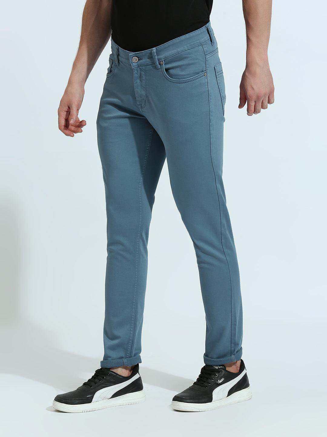 Minimal X Airforce Blue Skinny Fit Jeans