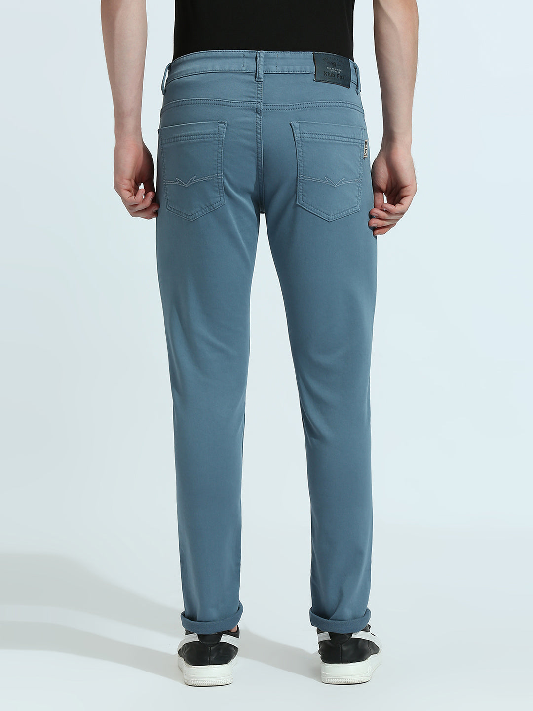 Airforce Blue Skinny Fit Jeans