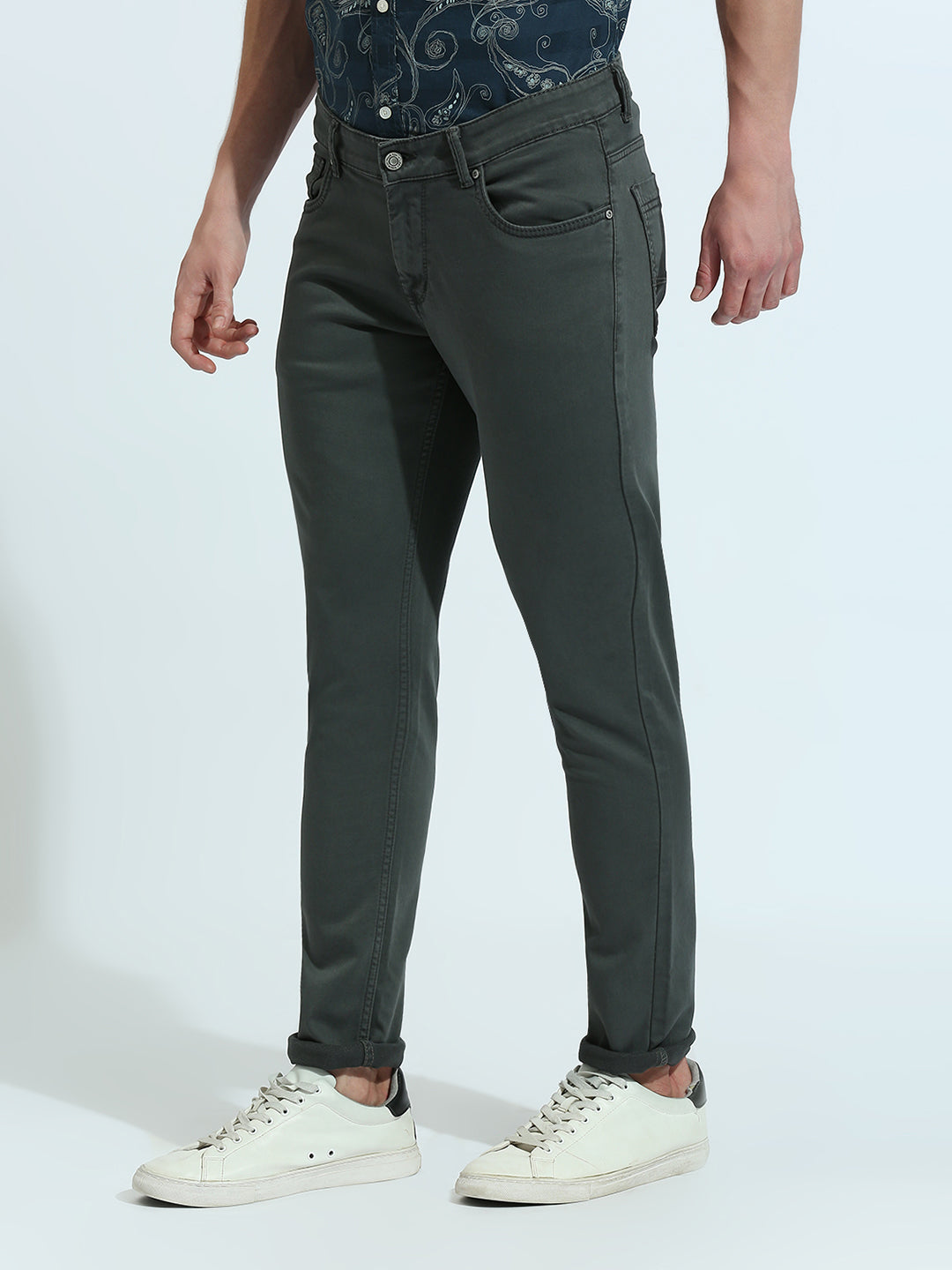 Dark Grey Slim Fit Jeans