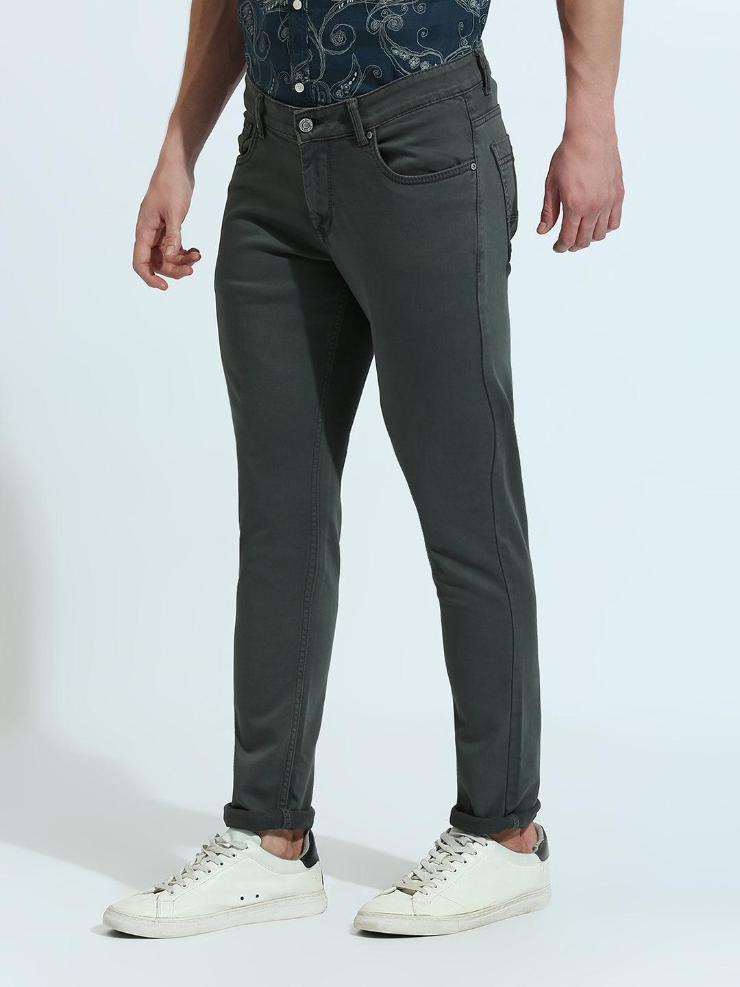 Minimal X Smoke Grey Slim Fit Jeans