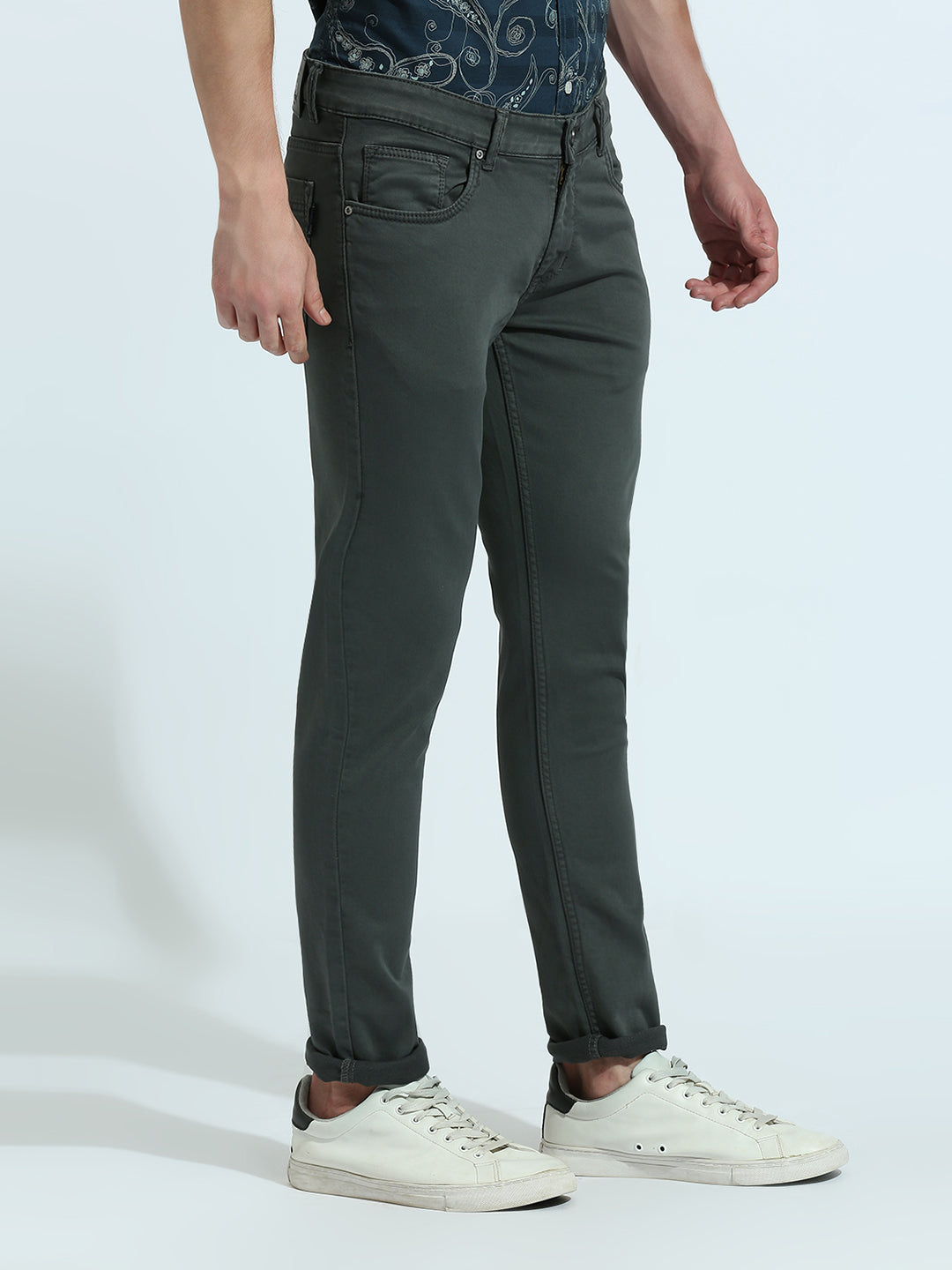 Dark Grey Slim Fit Jeans