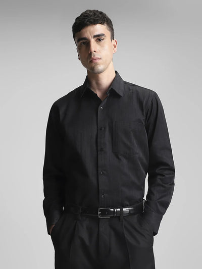 Black Jaquard Shirt