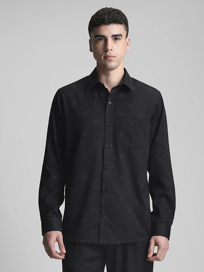 Black Jaquard Shirt