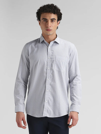 Blue Printed Shirt