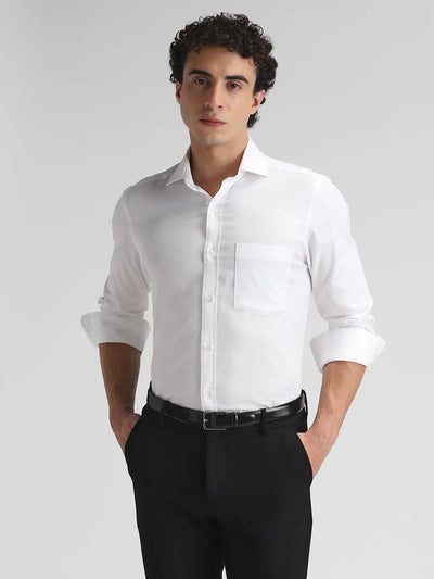 White Dobby Shirt