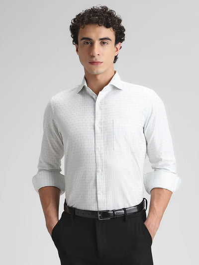 Light Green Checks Shirt