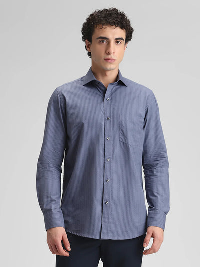 Grey Striped Shirt
