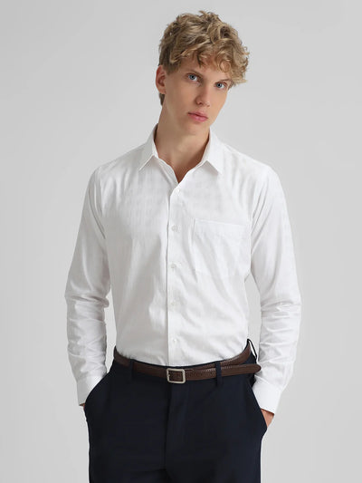 White Solid Shirt