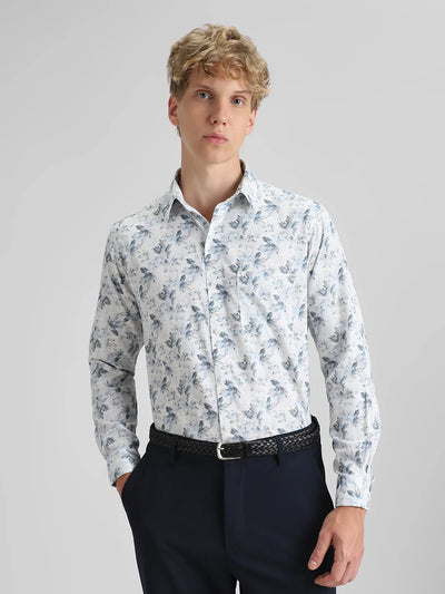 Blue Printed Shirt
