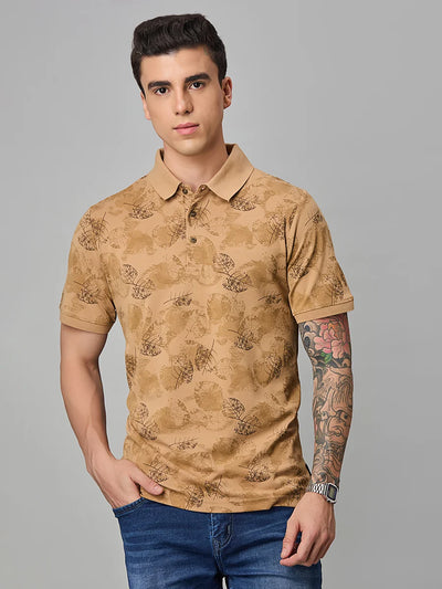Beige Polo T-Shirt